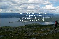 Saltøy as seen from
                      Forbordfjellet